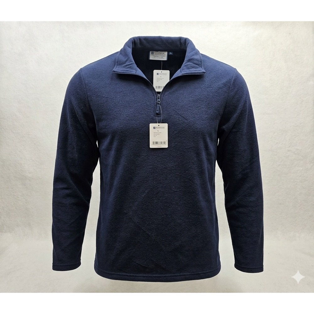 Mountain Warehouse Men's 023274 Navy Blue Fleece 1/4 Zip Sweater. NWT. Size M